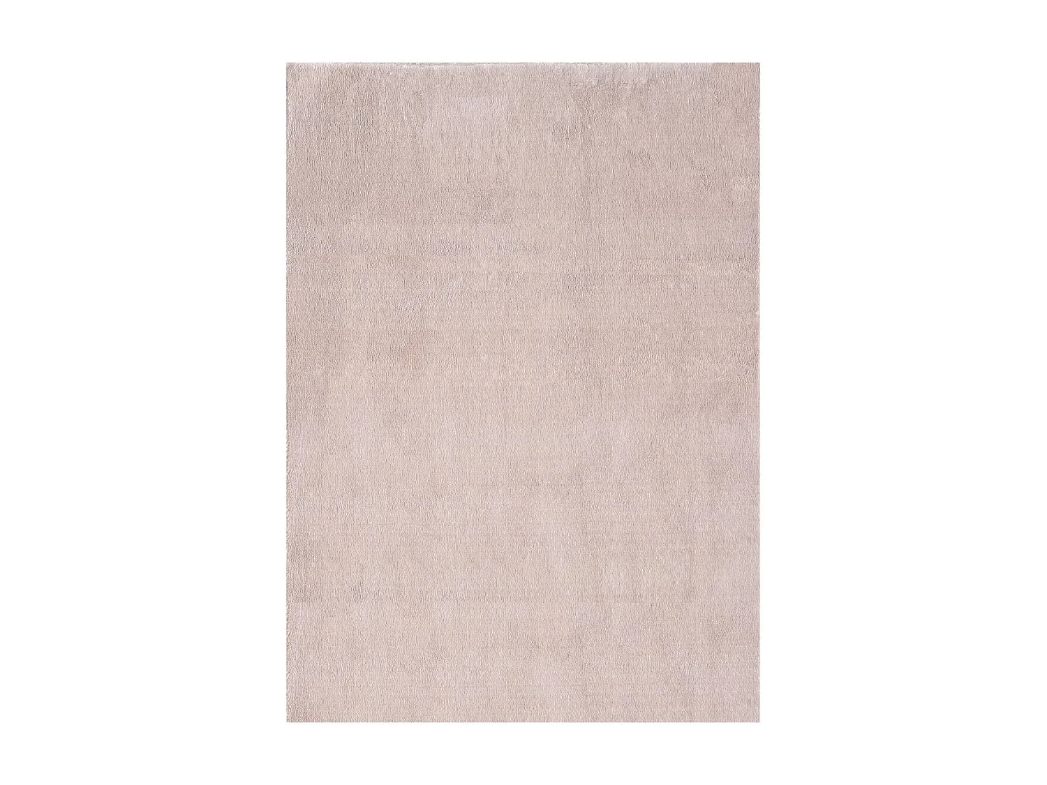 tapis chambre 80x250 tissé beige rectangle motif uni ANVIK