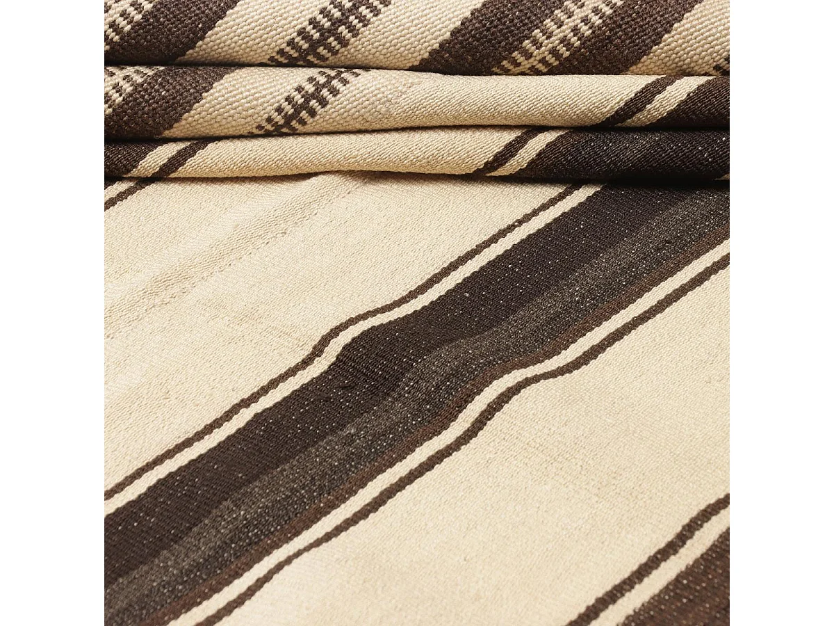 Autentico tappeto orientale 167x212 NAIN in lana marrone e beige NAIN