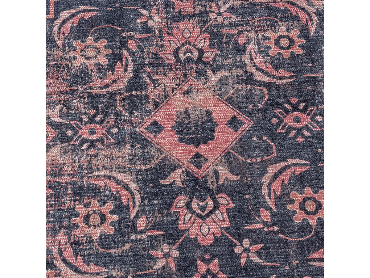Tapis orient 80x250 rectangle rouge tissé motifs orientaux AKIAK