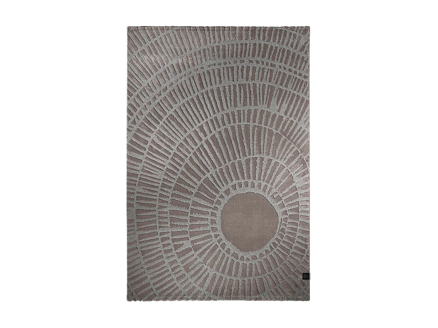 tapis salon 190x290 tissé rose rectangle motif géométrique TOSCANA