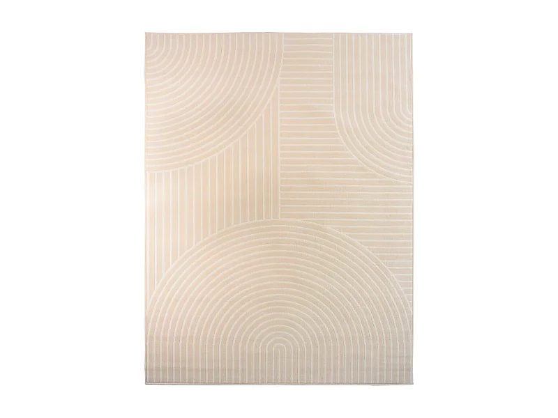 Tapis salon et chambre tissé motif géométrique LYN49 ARCROL
