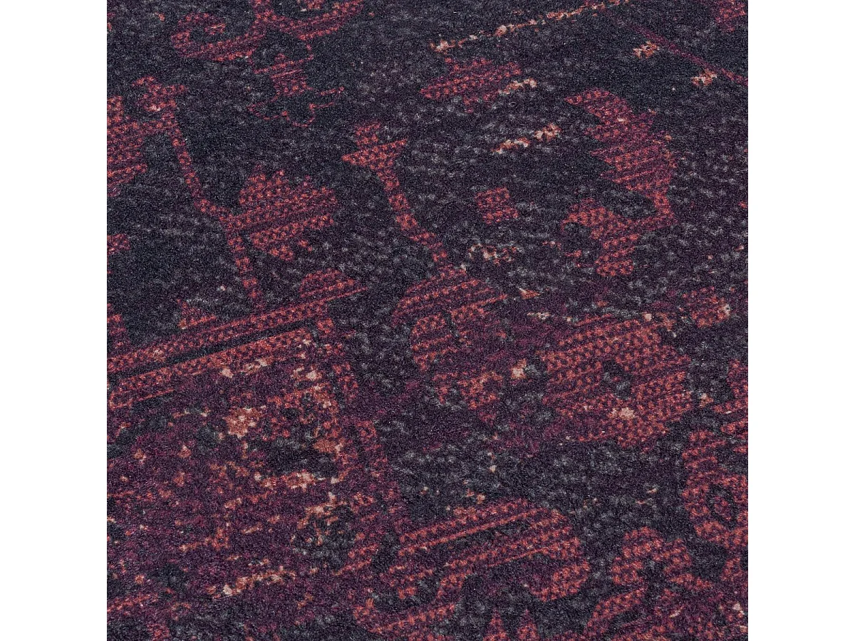 Tapis orient 120x170 rectangle rouge tissé motifs orientaux EKUK