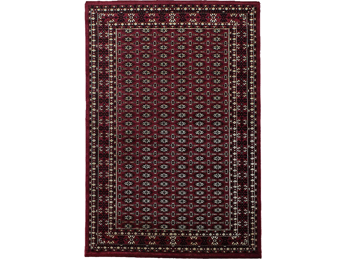 Tapis orient 300x400 rectangle rouge tissé motifs orientaux BISKO 3