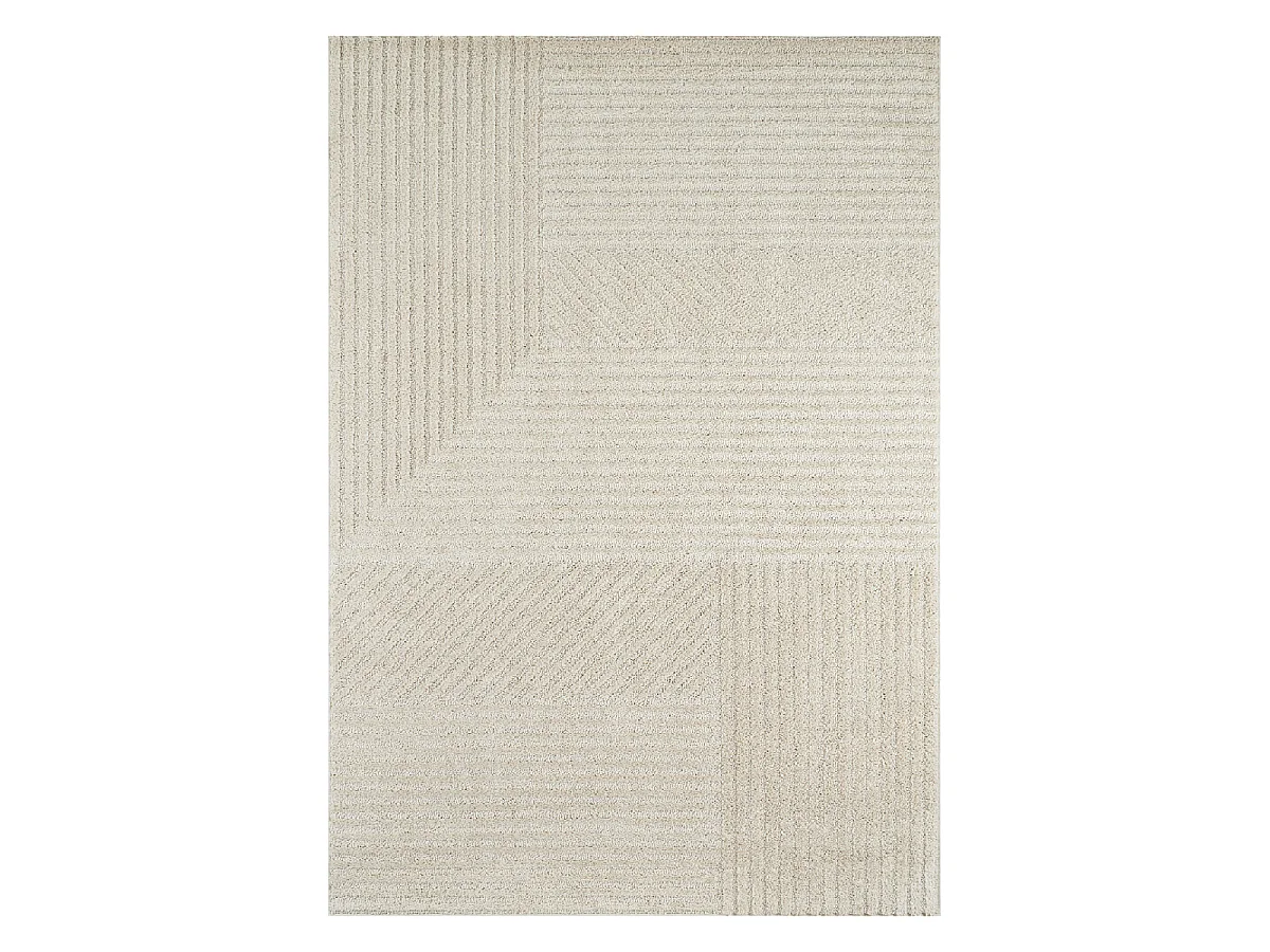 Tappeto per soggiorno e camera da letto tessuto motivo geometrico ELEGANCE C