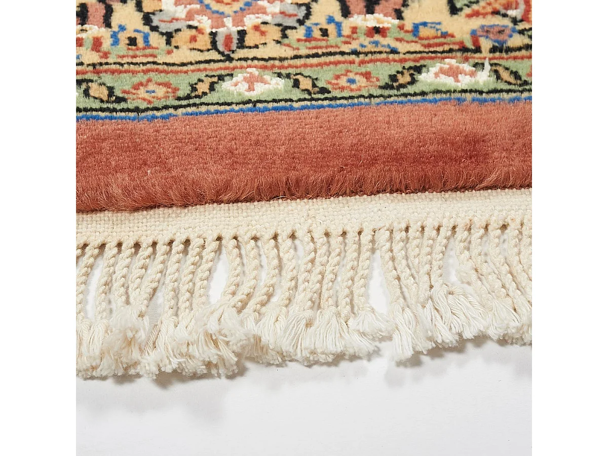 Authentique tapis d'Orient 123x184 fait main en laine multicolore ISAFAHANI