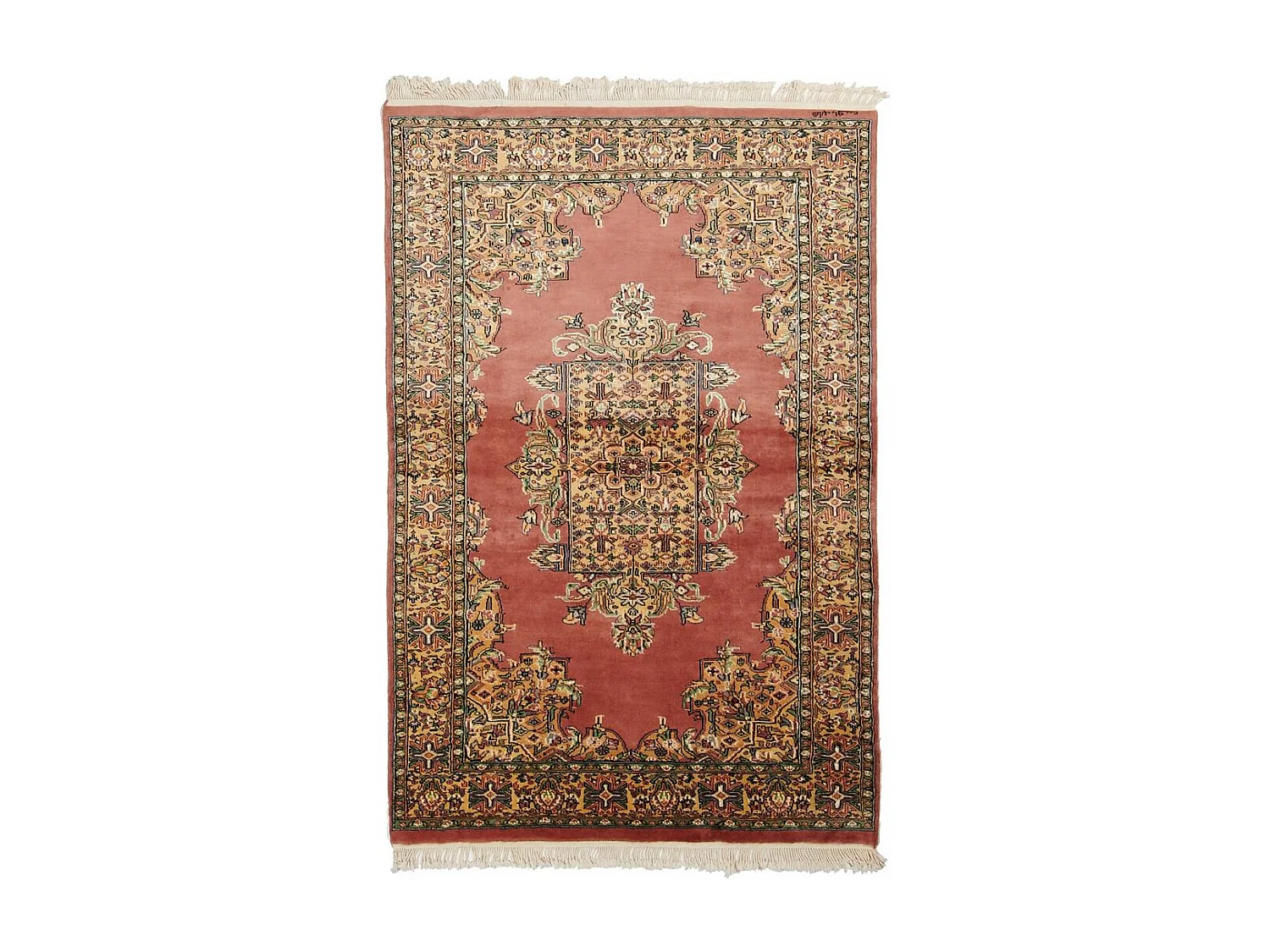 Autentico tappeto orientale 123x184 realizzato a mano in lana multicolore ISAFAHANI