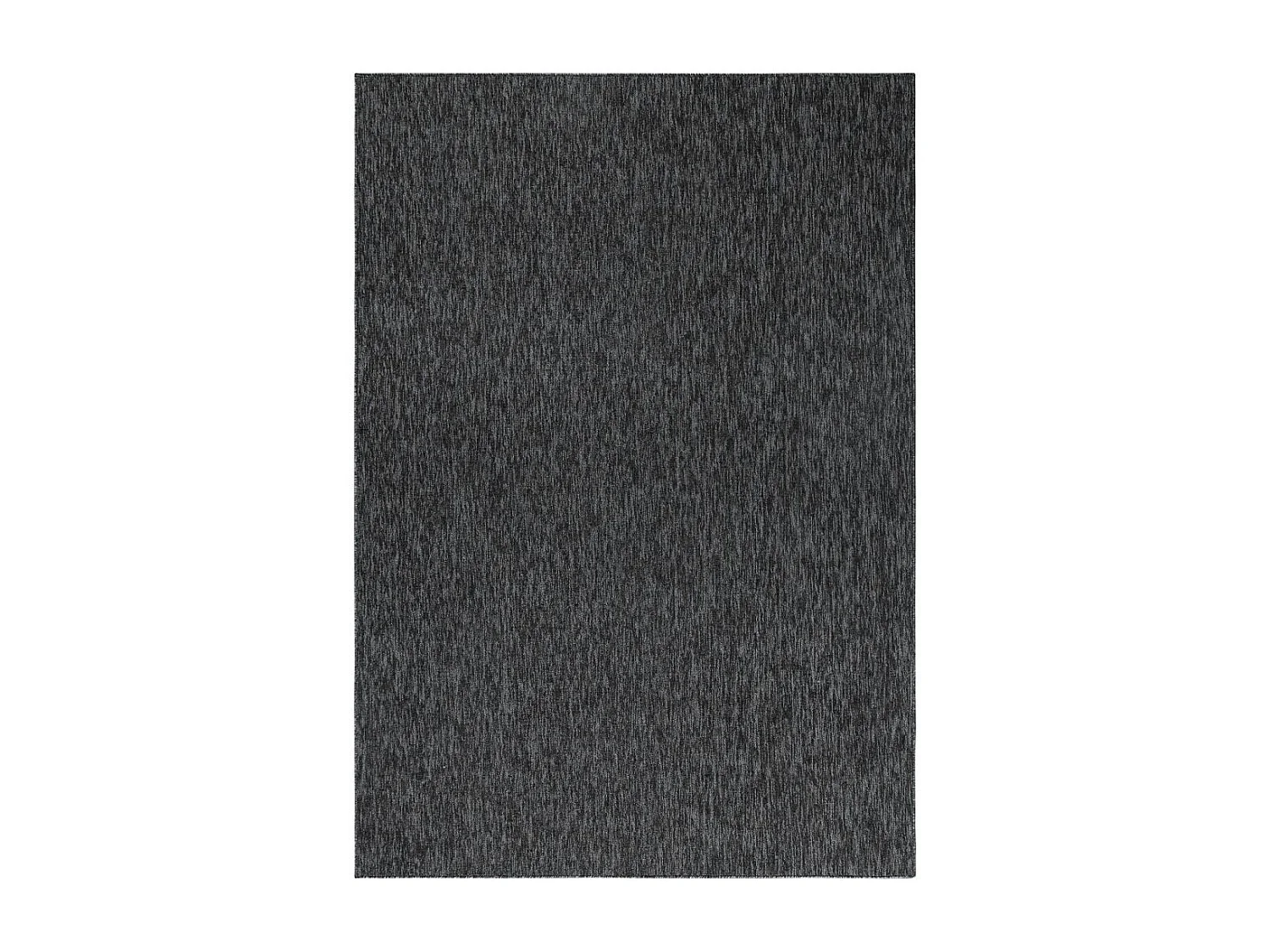 tapis salle à manger 200x290 tissé gris rectangle motif uni SAKRDA