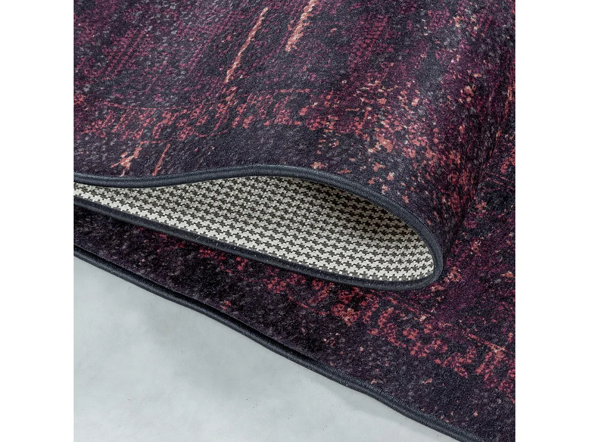 Tapis orient 80x150 rectangle rouge tissé motifs orientaux EKUK