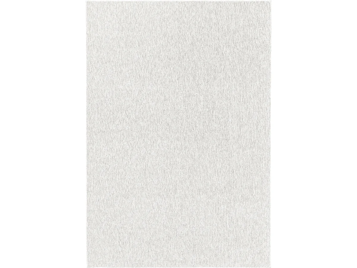 tapis chambre 80x250 tissé crème rectangle motif uni SAKRDA