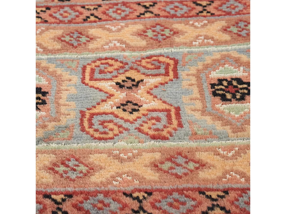 Authentique tapis d'Orient 123x190 fait main en laine multicolore SHADAPOUR