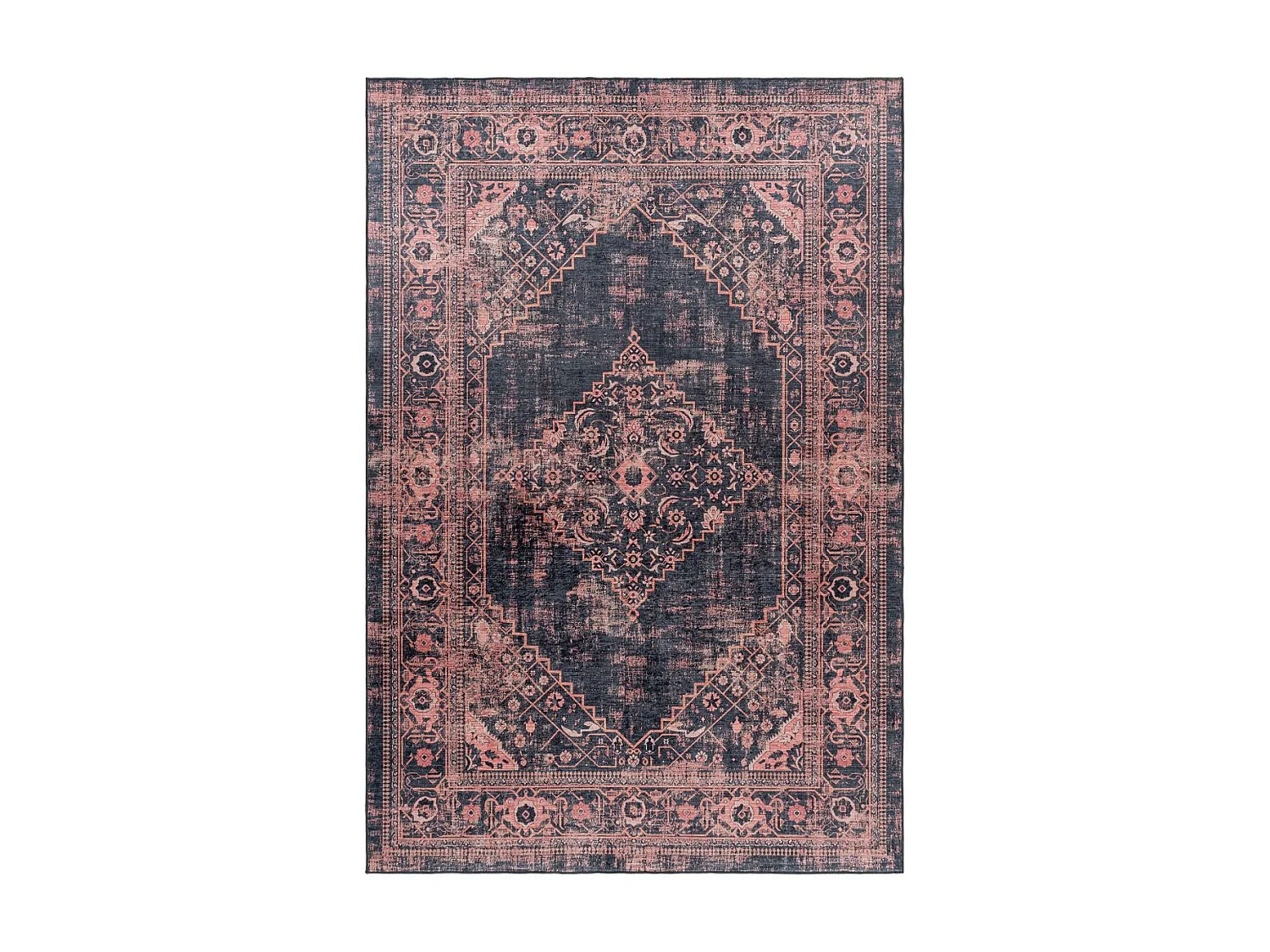Tapis orient 140x200 rectangle rouge tissé motifs orientaux AKIAK
