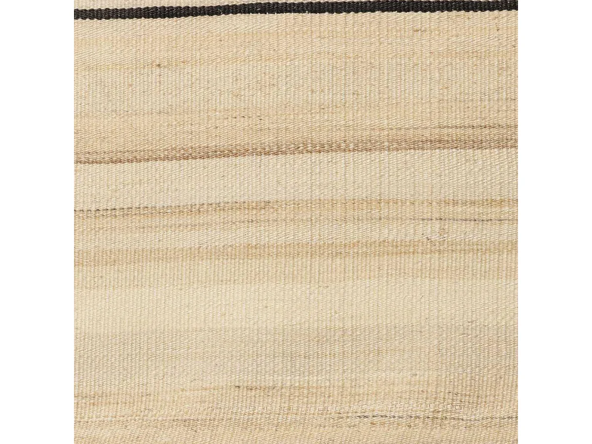 Authentique tapis d'Orient 219x320 kilim fait main en laine beige et marron K