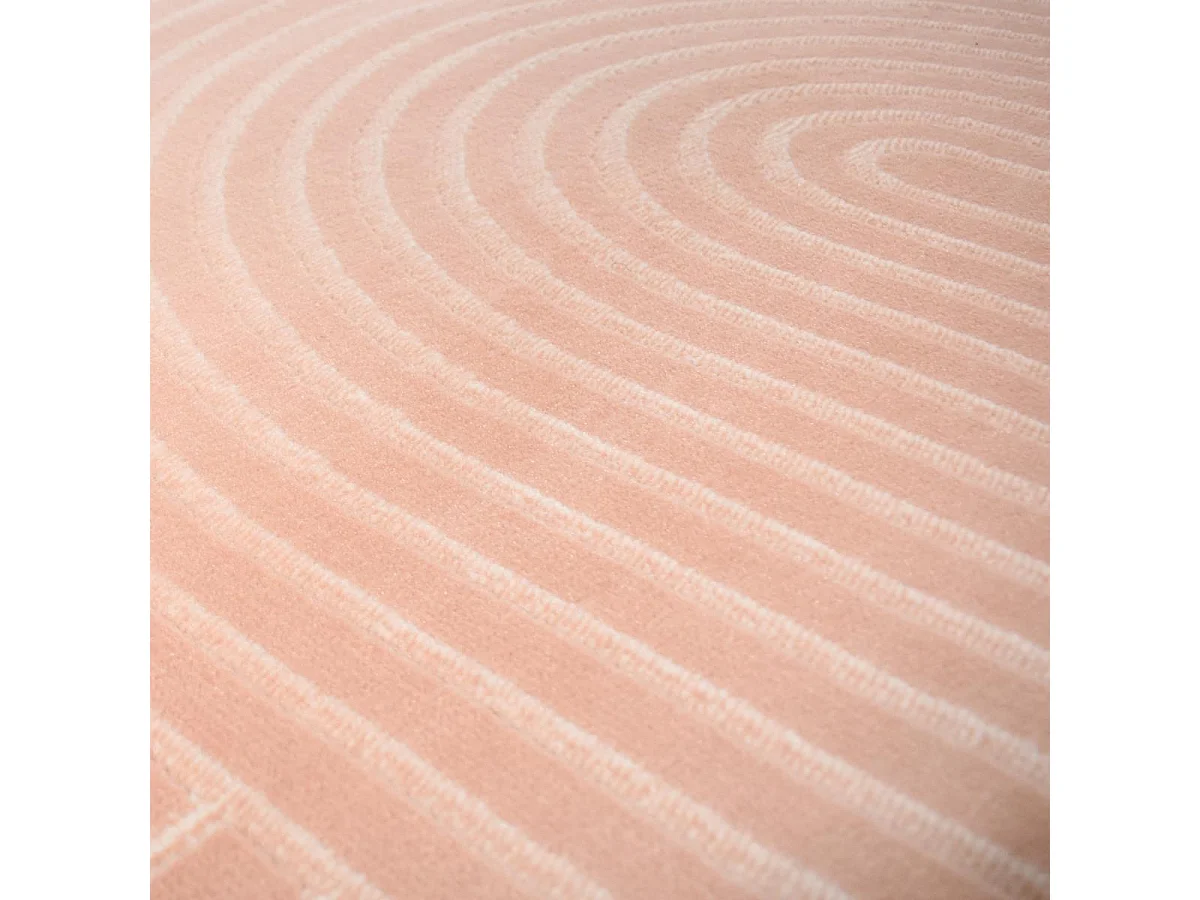 tapis chambre 80x150 tissé rose rectangle motif géométrique AF2 ARCRIL