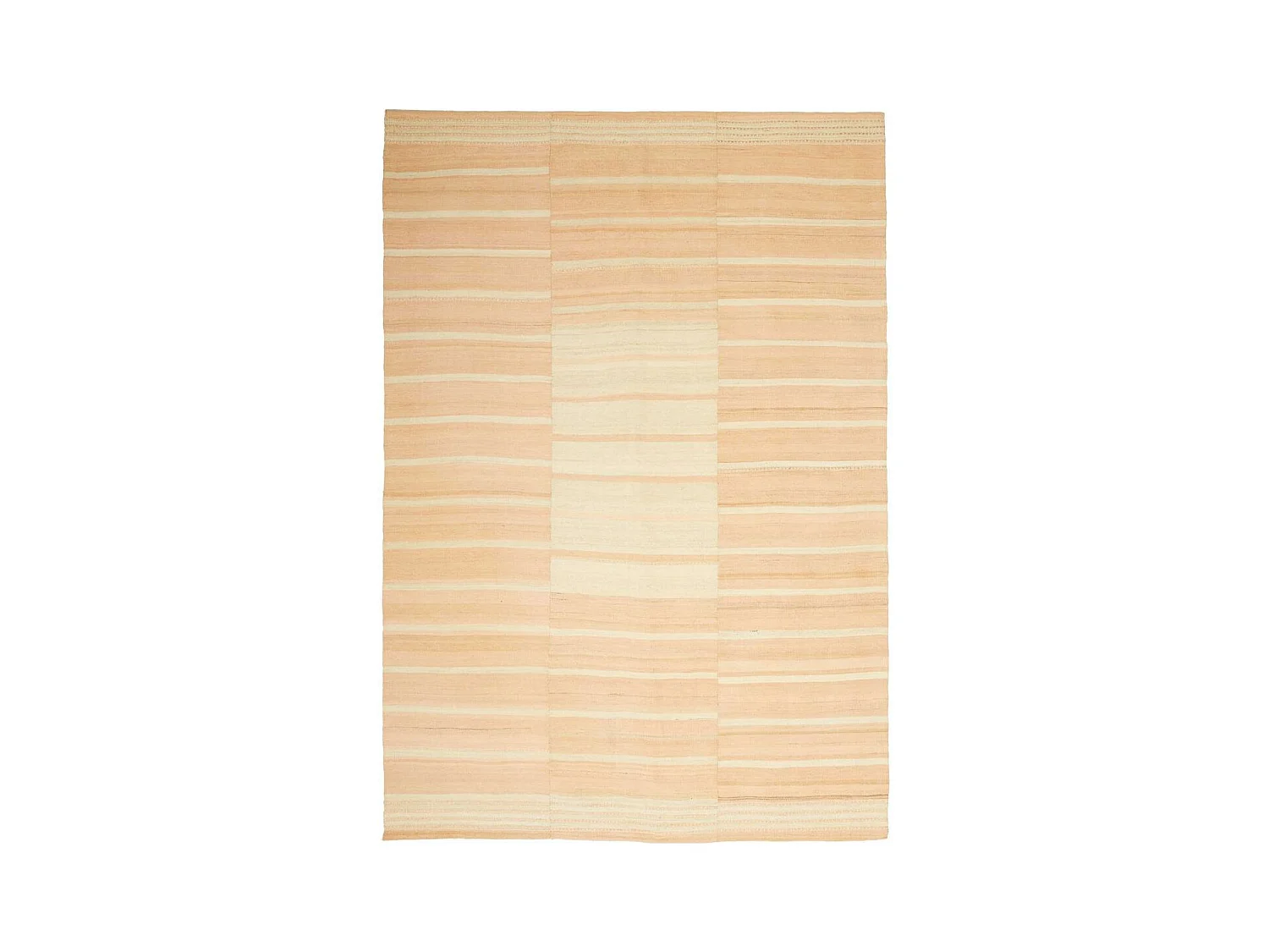 Authentique tapis d'Orient 159x229 kilim fait main en laine orange AB