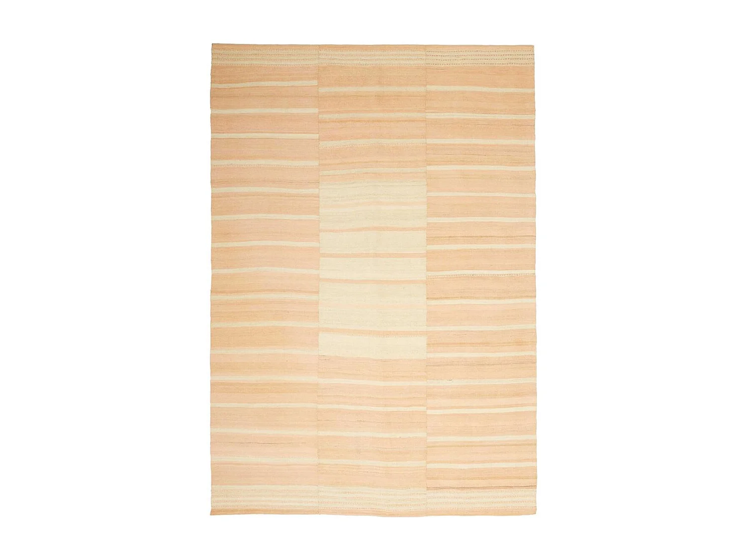 Authentique tapis d'Orient 159x229 kilim fait main en laine orange AB