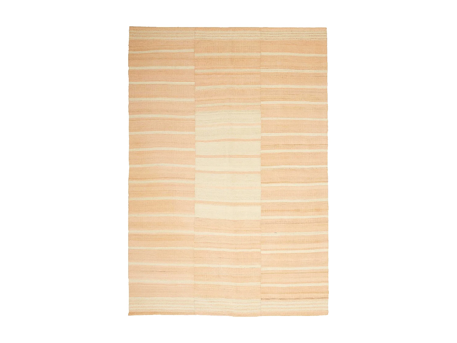 Authentique tapis d'Orient 159x229 kilim fait main en laine orange AB