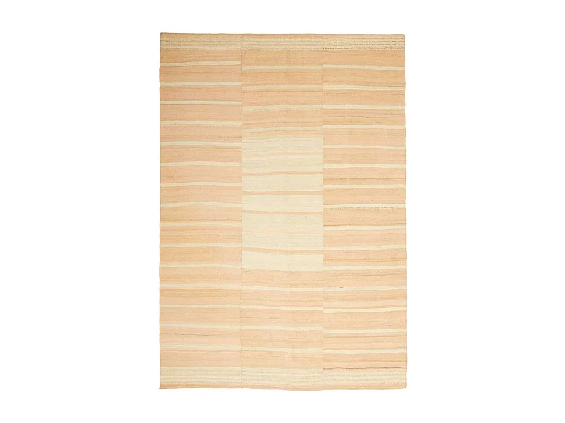 Authentique tapis d'Orient 159x229 kilim fait main en laine orange AB