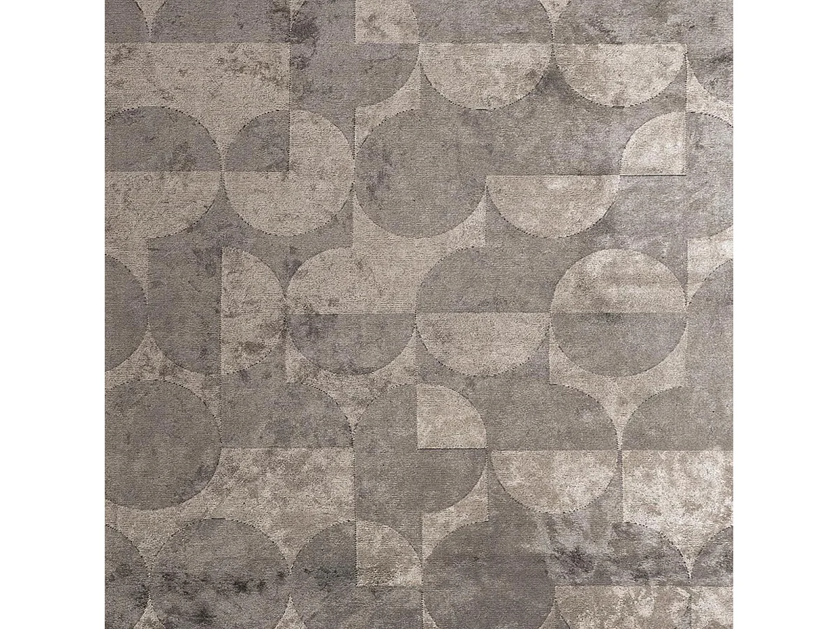 Tapis kilim 160x230 rectangle tissé en coton beige motif rétro-vintage VINOVA