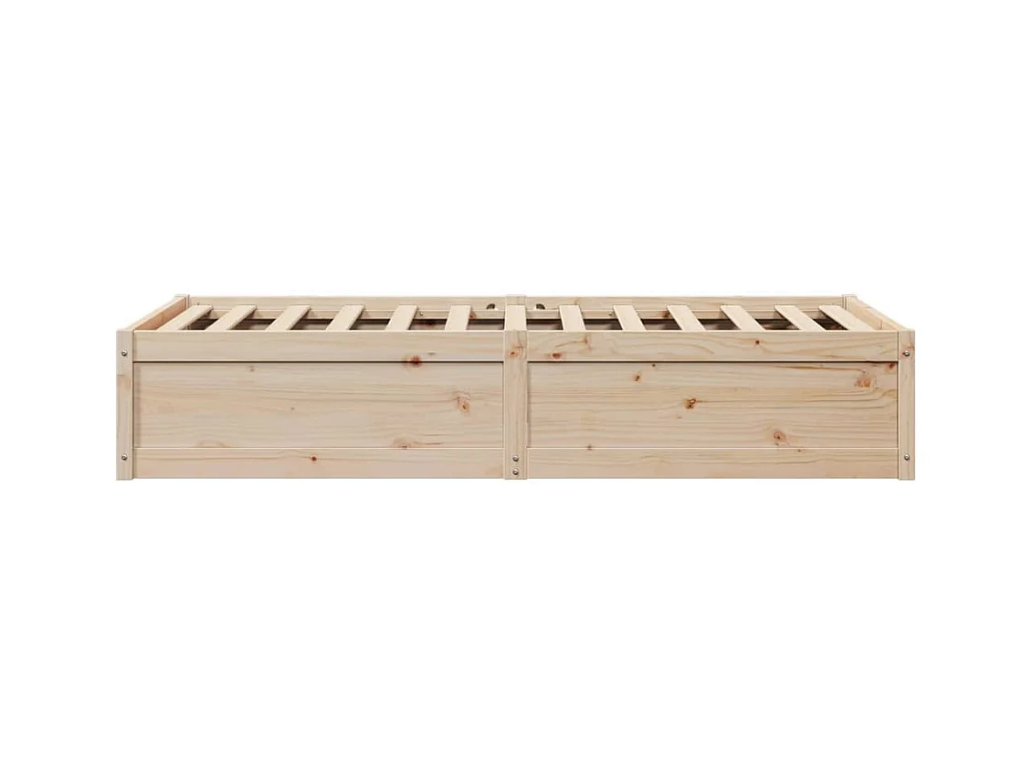 Cadre de lit 100x200 cm bois de pin massif