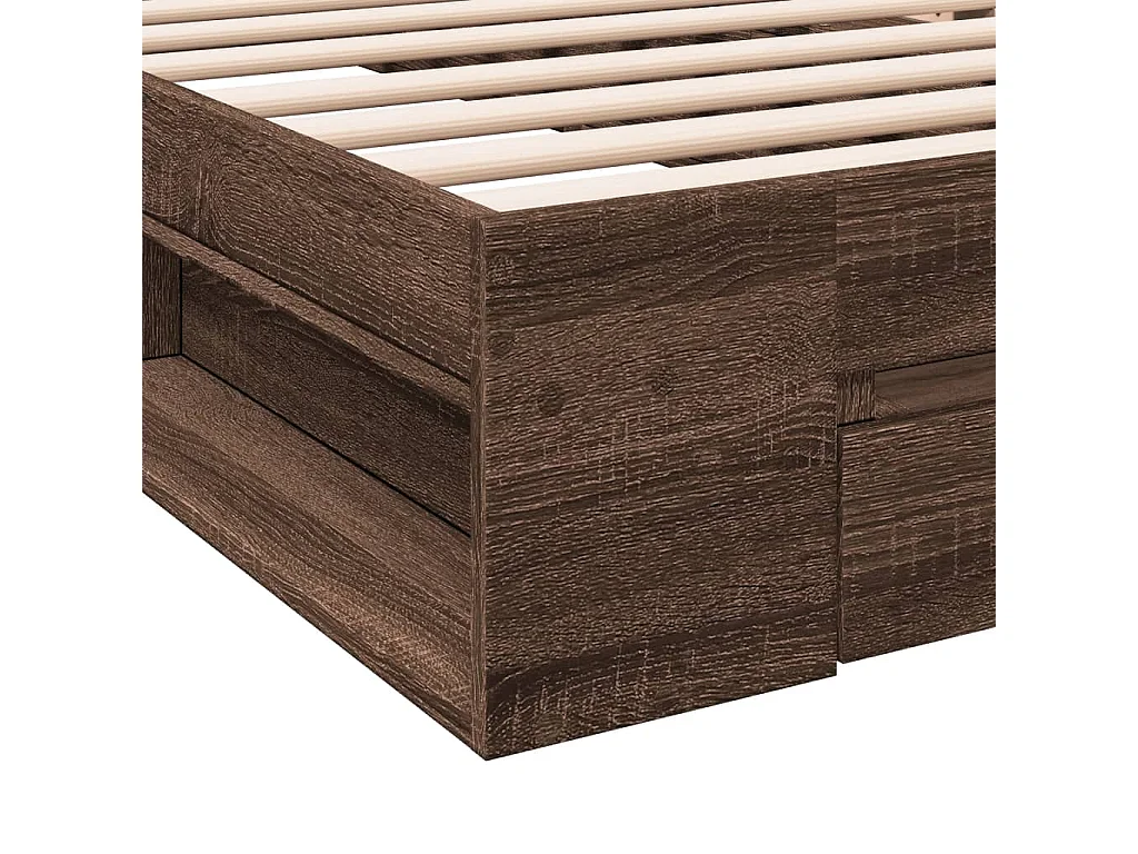 Estrutura de cama c/ gaveta 90x190 cm derivados de madeira