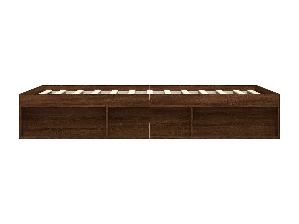 Estructura de cama roble marrón 140x200 cm