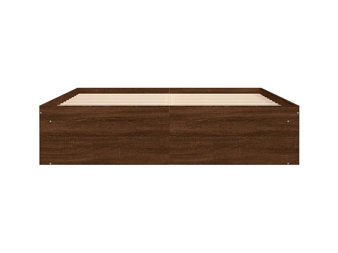 Bedframe bruin eikenkleur 140x200 cm