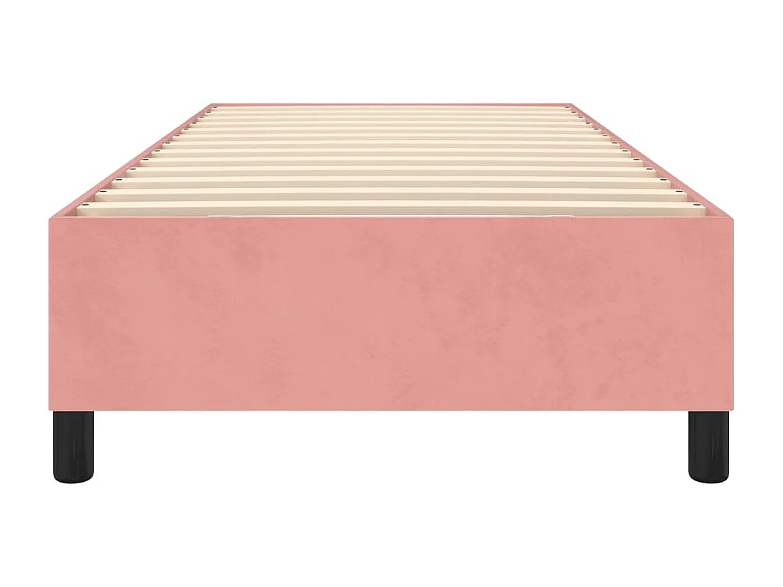 Sommier à lattes de lit Rose 100x200 cm Velours