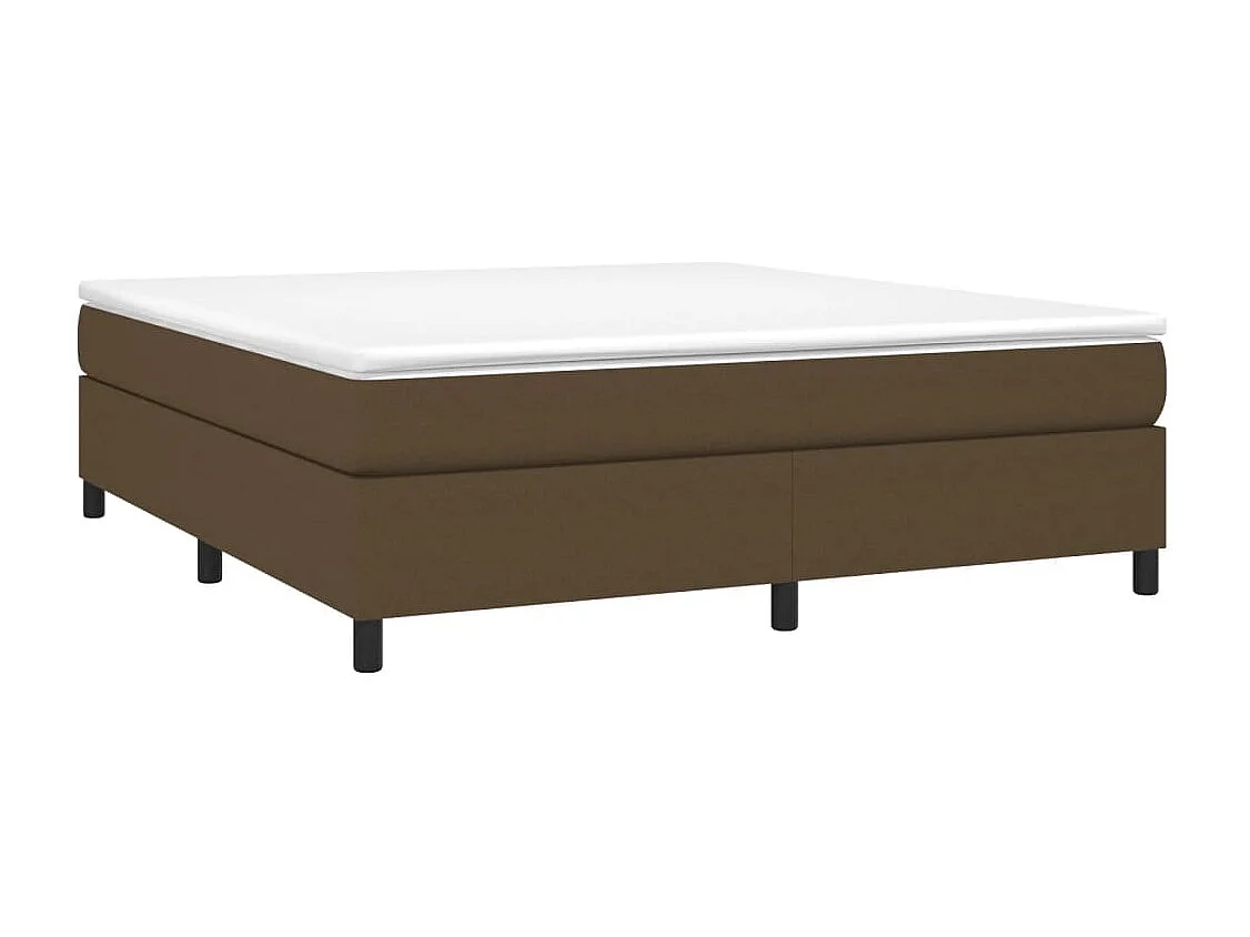 Bedframe zonder matras stof donkerbruin 180x200 cm