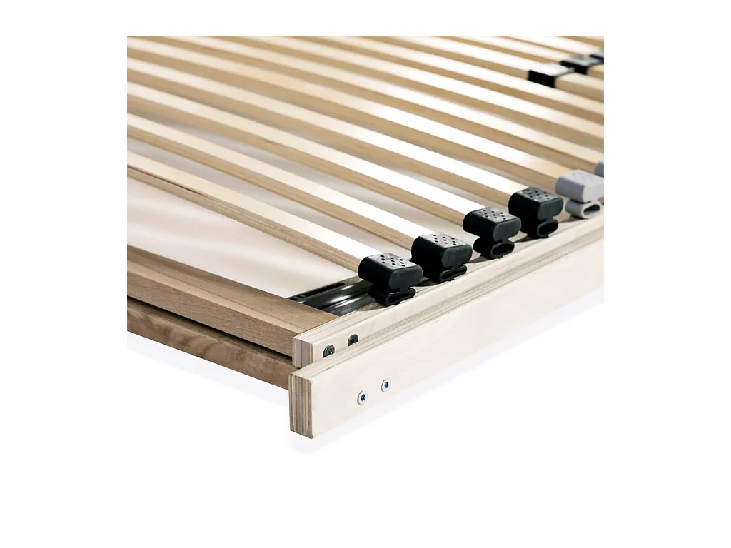 Estrados de ripas 2 peças com 28 ripas 7 zonas 90x200 cm