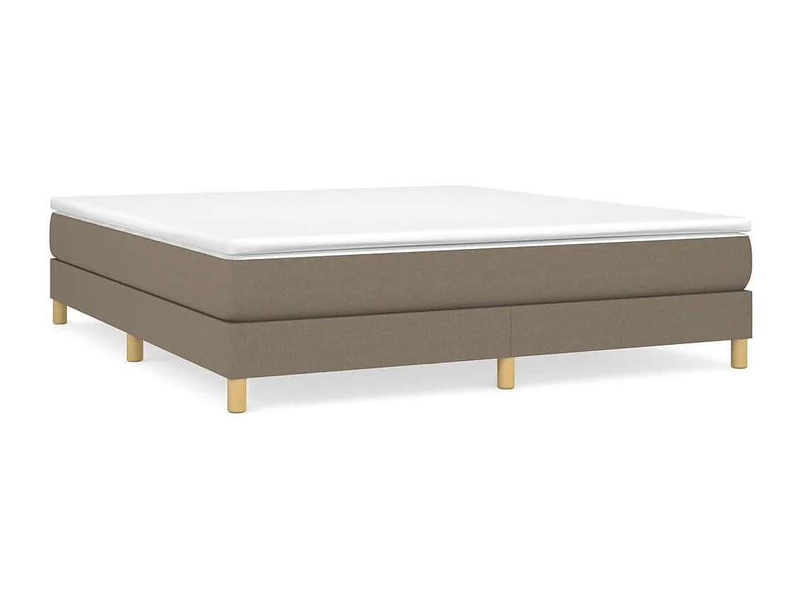 Sommier à lattes de lit Taupe 180x200 cm Tissu