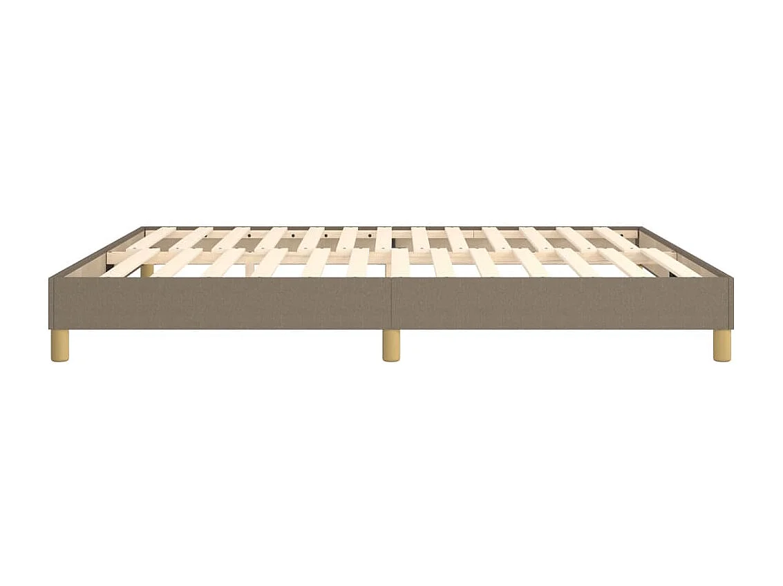 Sommier à lattes de lit Taupe 180x200 cm Tissu