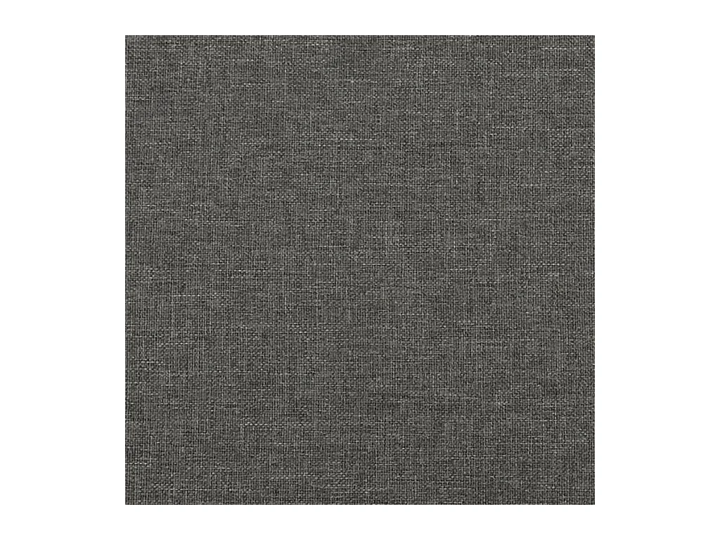 Estrutura de cama com molas 160x200 cm tecido cinza-escuro