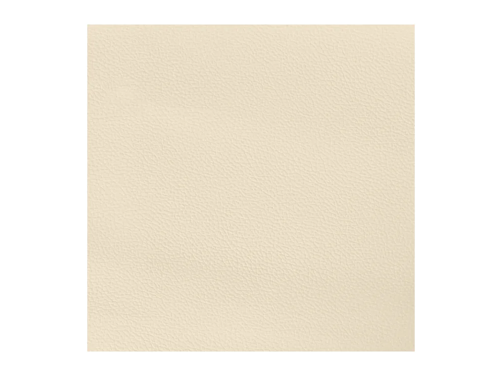 Sommier à lattes de lit Crème 200x200 cm Similicuir