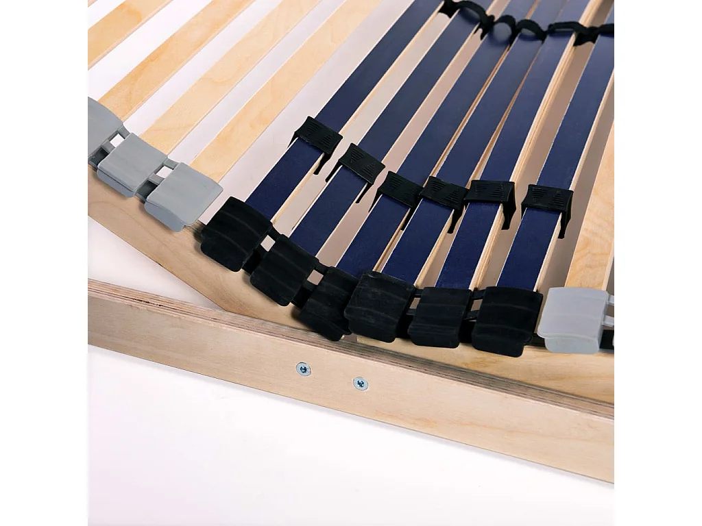 Sommier à lattes avec 42 lattes 7 zones 80 x 200 cm