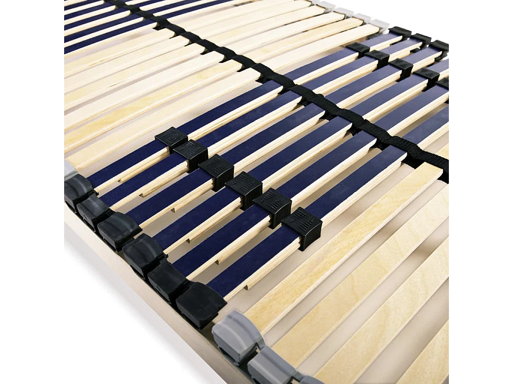 Estrados de ripas 2 peças com 42 ripas 7 zonas 70x200 cm