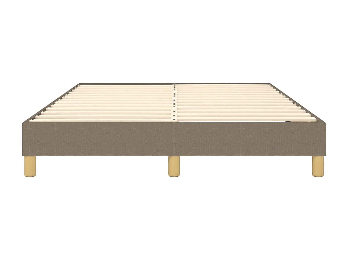 Sommier à lattes de lit Taupe 140x190 cm Tissu