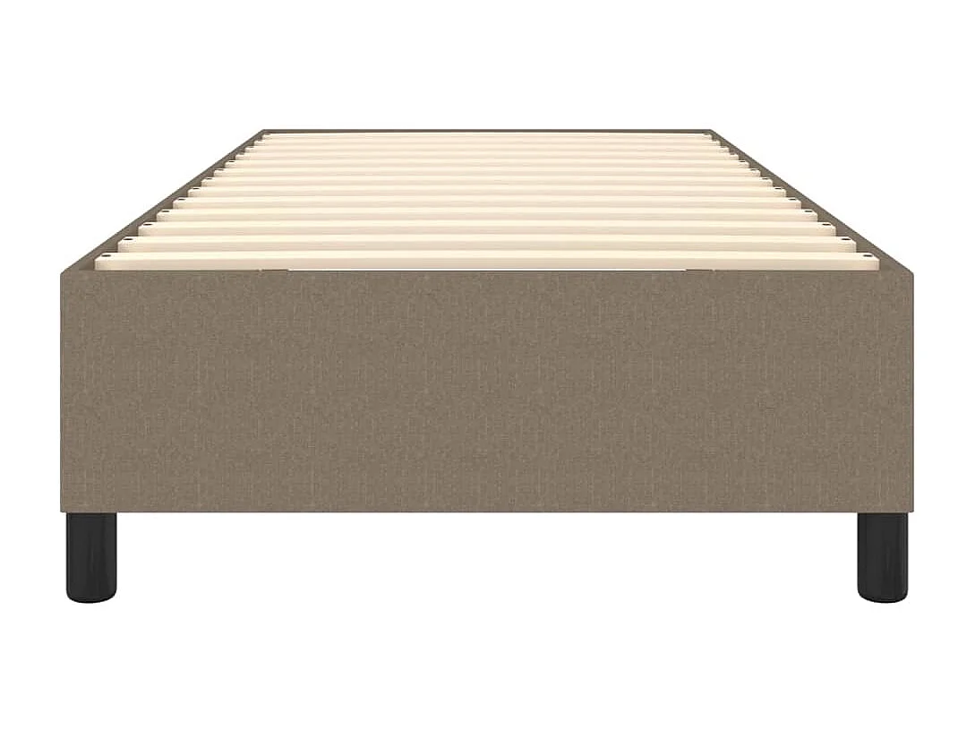Sommier à lattes de lit Taupe 90x200 cm Tissu