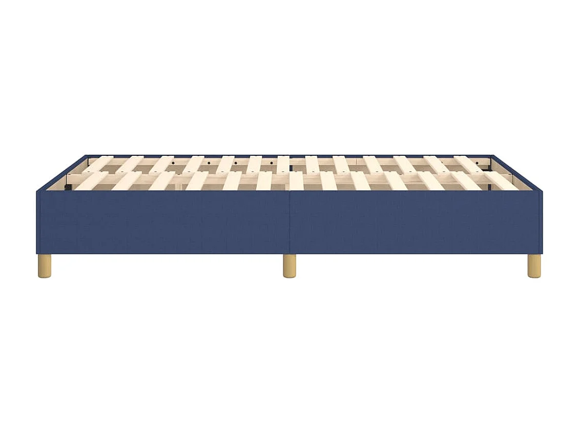 Sommier à lattes de lit Bleu 120x200 cm Tissu