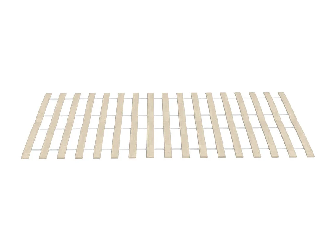 Sommiers à lattes avec 34 lattes 2 pièces 80x200 cm