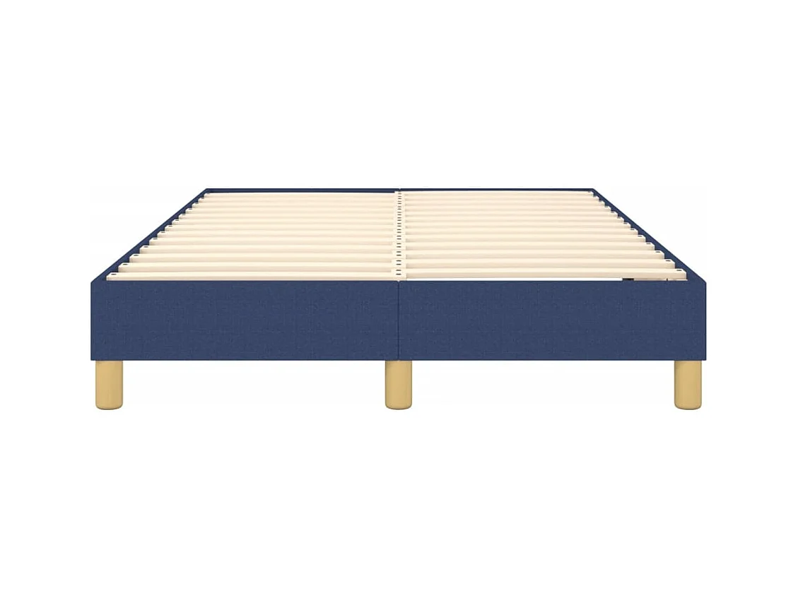 Sommier à lattes de lit Bleu 120x200 cm Tissu