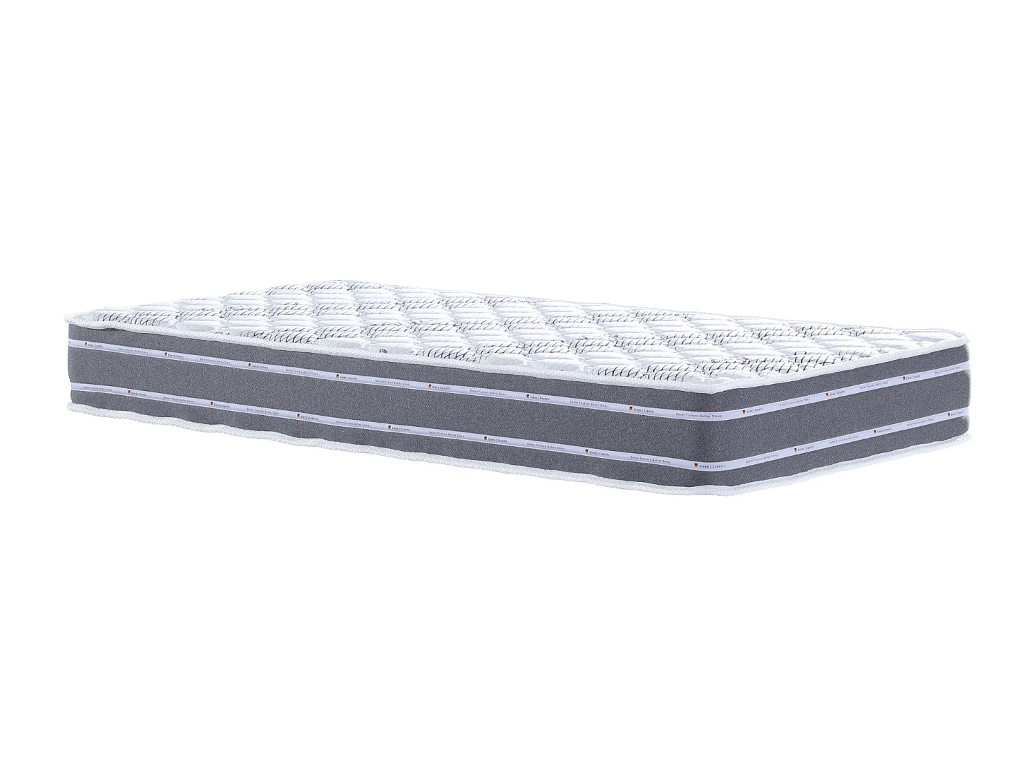 Lot de 2 Matelas 70x190 cm + 2 Oreillers Visco - Ferme - 100 % polyester - HR Dernière Génération