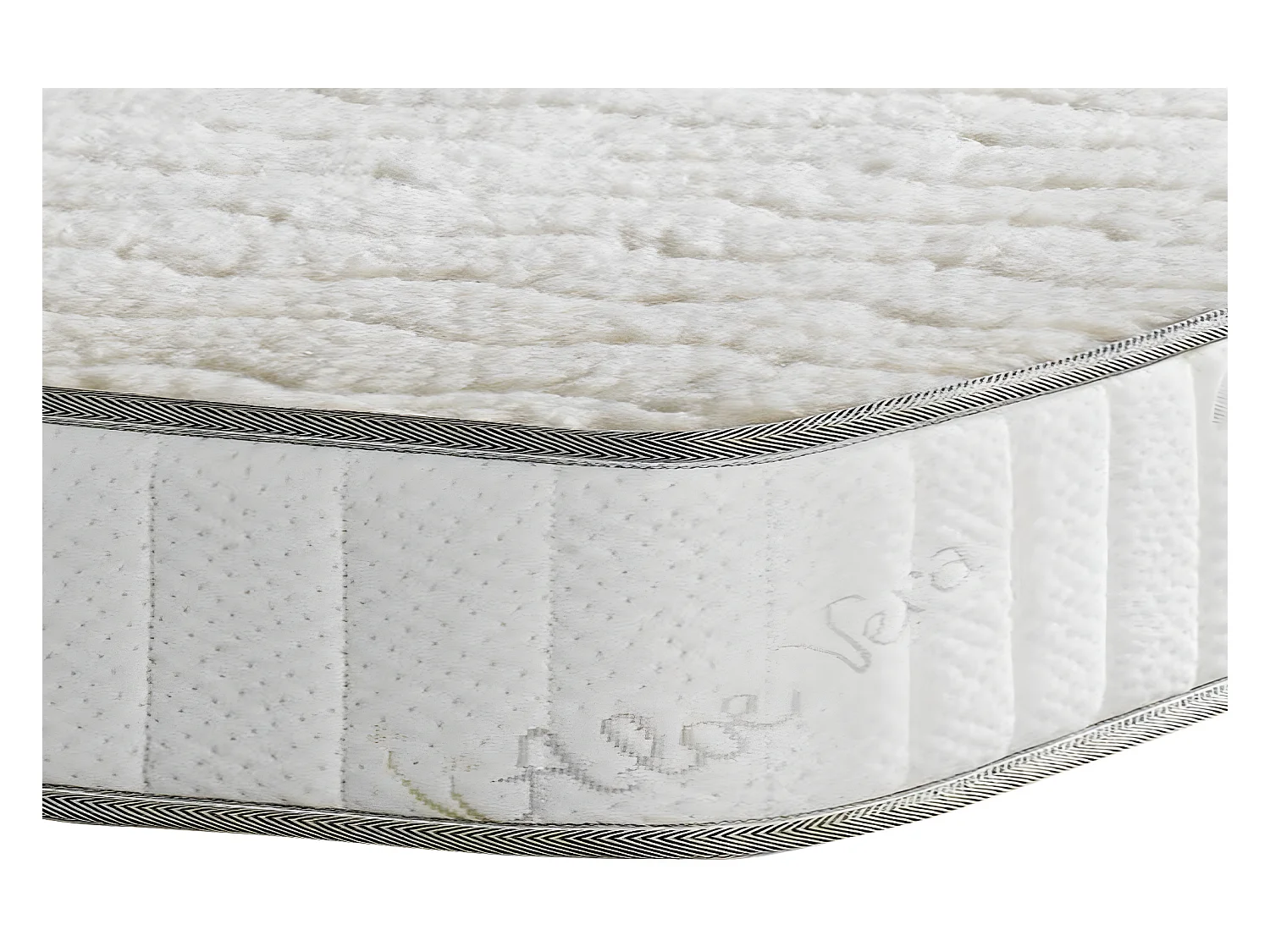 Matelas Supreme  140x200 x 21 cm - Ferme - Face Hiver 2 cm de Memoire de Forme 60 kg/m3 + Laine  - ame rembourrage 100 % polesther - âme 100 % polyuré