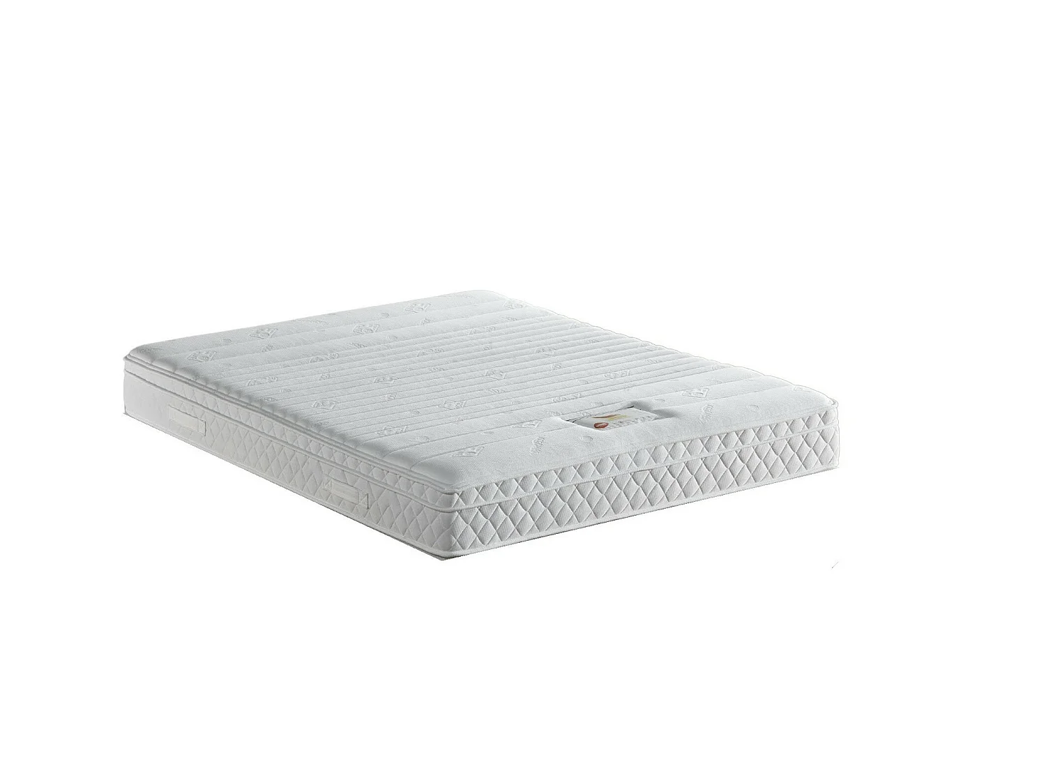 Matelas à Ressorts Ensachés + 4 cm Mémoire de Forme 80 Kg/m3 90x200 Hauteur 23 cm 7 Zones de Confort