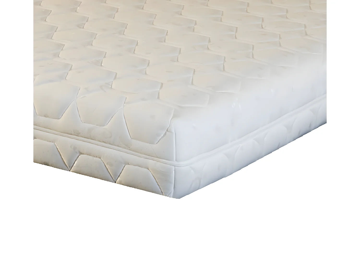 Matelas ferme 140x200 cm mémoire de forme déhoussable lavable protège-matelas offert