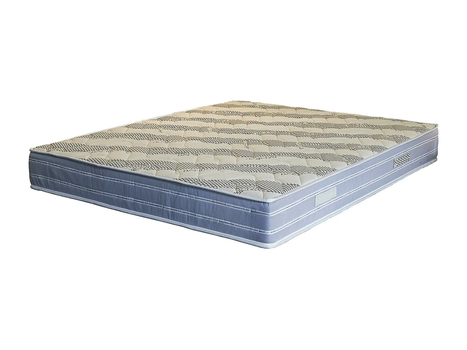 Matelas 140x190 x 23 cm + Oreiller Visco - Ferme - rembourrage 100 % polesther - âme 100 % polyuréthane poli lattex HR Dernière Génération - Très Resp
