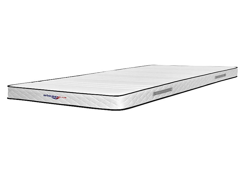 Matelas 140x200 ressorts ensachés 4 cm mémoire de forme 80 kg/m3 hauteur 26 cm 7 zones confort