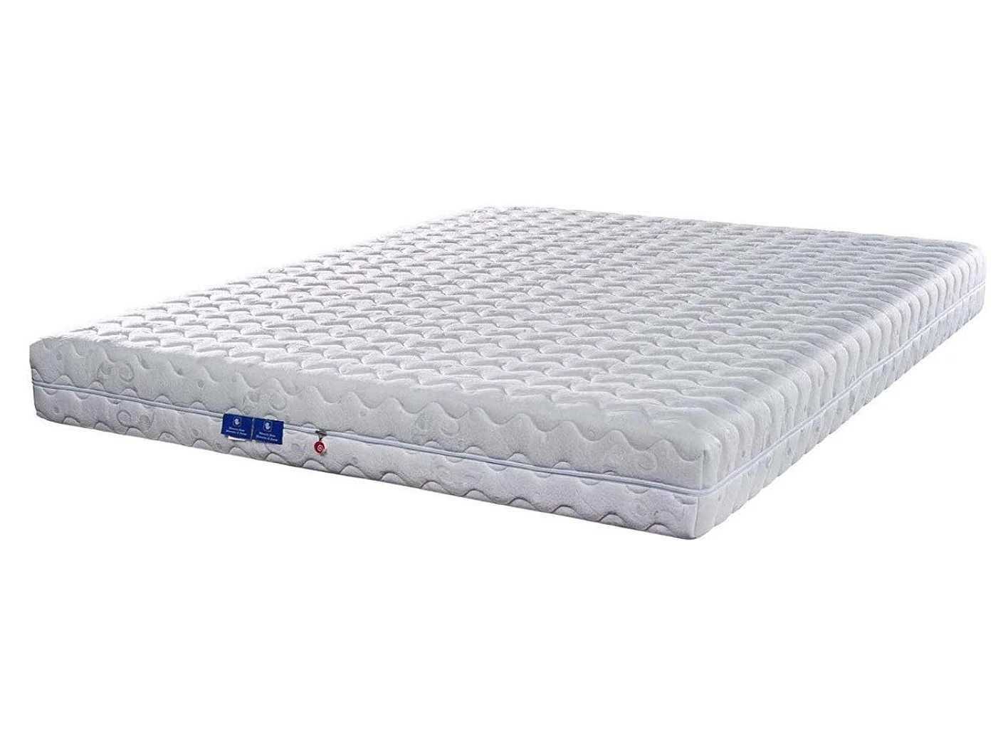 Lot de 2 Matelas Mousse Clarisse 90x200 Épaisseur 19 cm Une Face Ferme Une Face Très Ferme