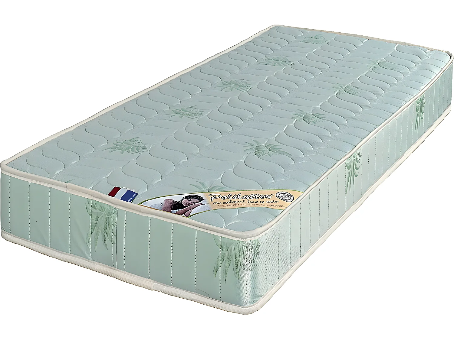 Matelas Mousse Tabatha 90x190 Une Face Ferme Une Face Très Ferme Épaisseur 19,5 Cm