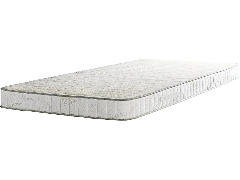 Matelas Supreme  140x200 x 21 cm - Tres Ferme - Face Hiver 2 cm de Memoire de Forme 60 kg/m3 + Laine  - ame rembourrage 100 % polesther - âme 100 % po