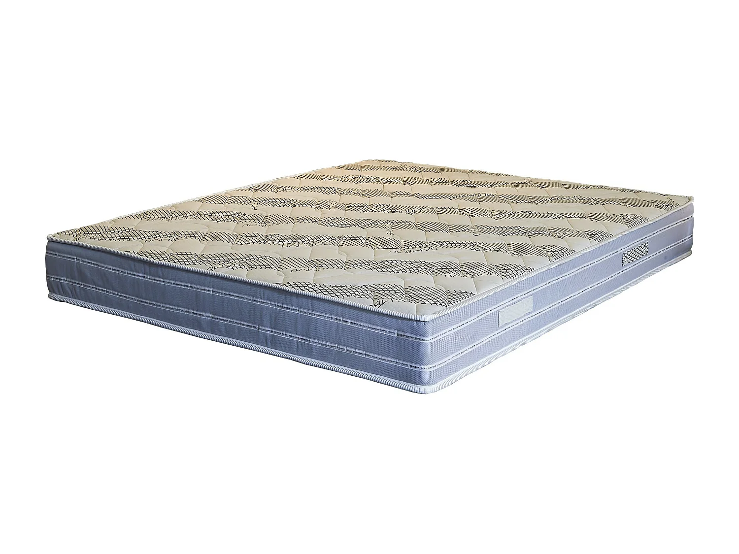 Matelas 120x200 x 23 cm + Oreiller Visco - Ferme - rembourrage 100 % polesther - âme 100 % polyuréthane poli lattex HR Dernière Génération - Très Resp